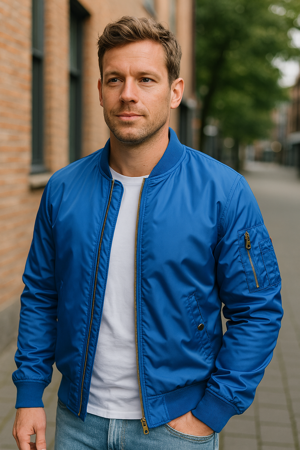 Premium Aviator Bomber Jacket
