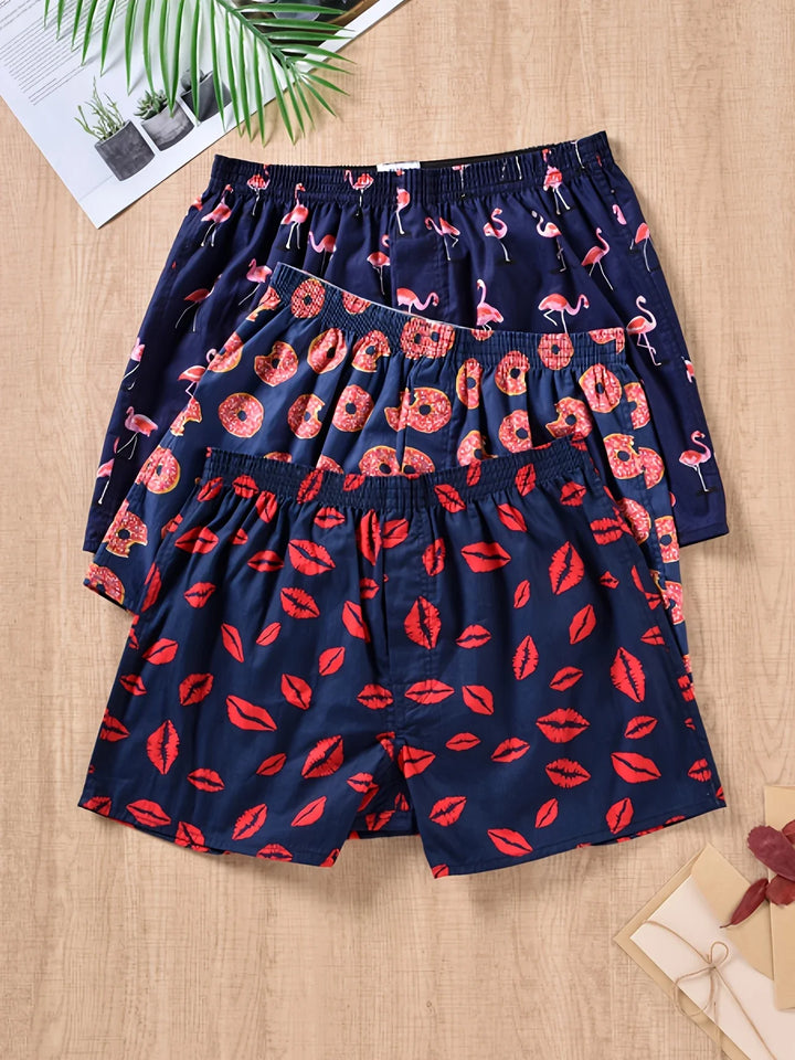 Men's Cotton Printed Arrow Boxers