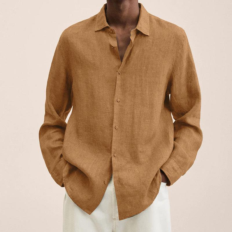Elegant Men's Linen Shirt