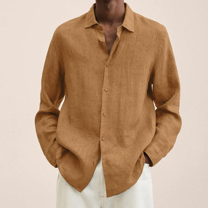 Elegant Men's Linen Shirt