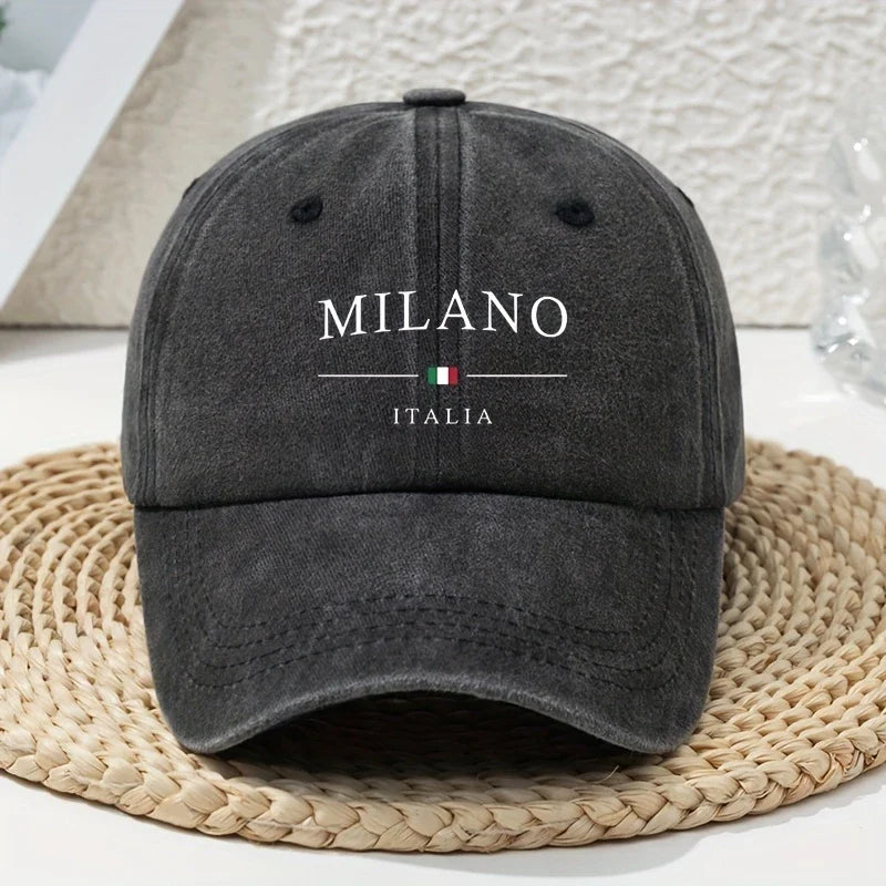 Logan | Italy Flag Milano Vintage Cap