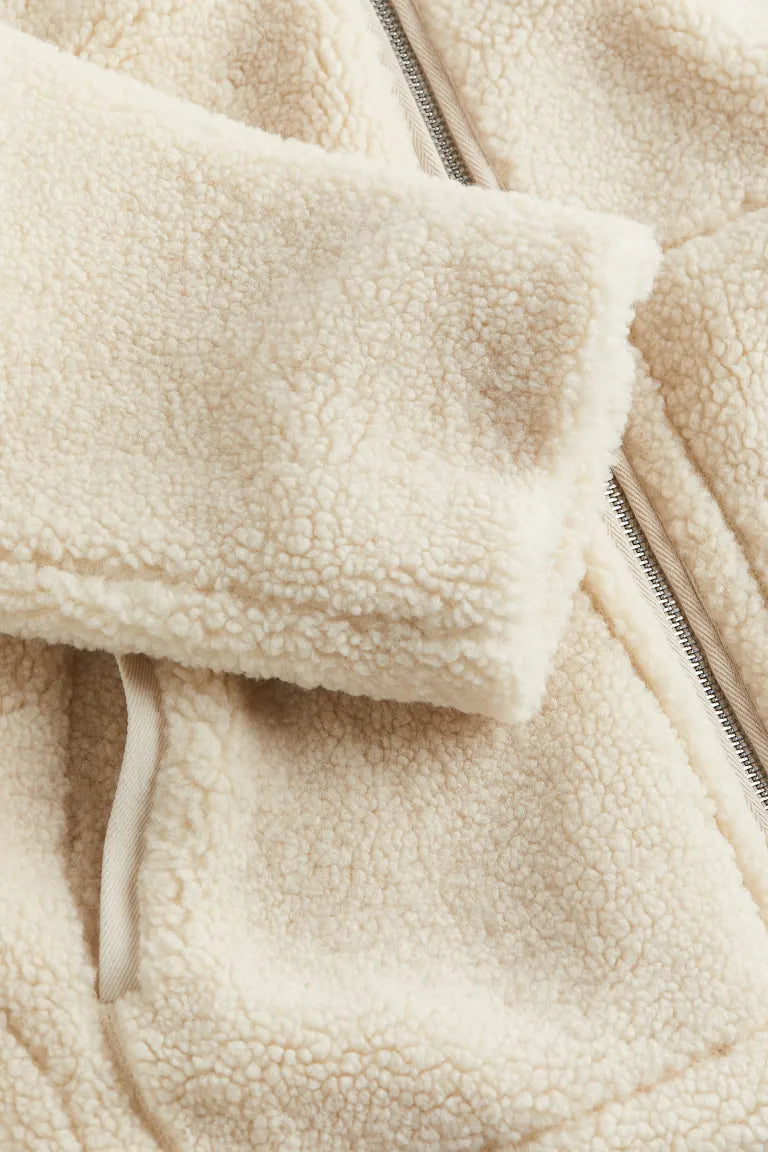 Tess | Cozy Women's Teddy Jacket with Zipper