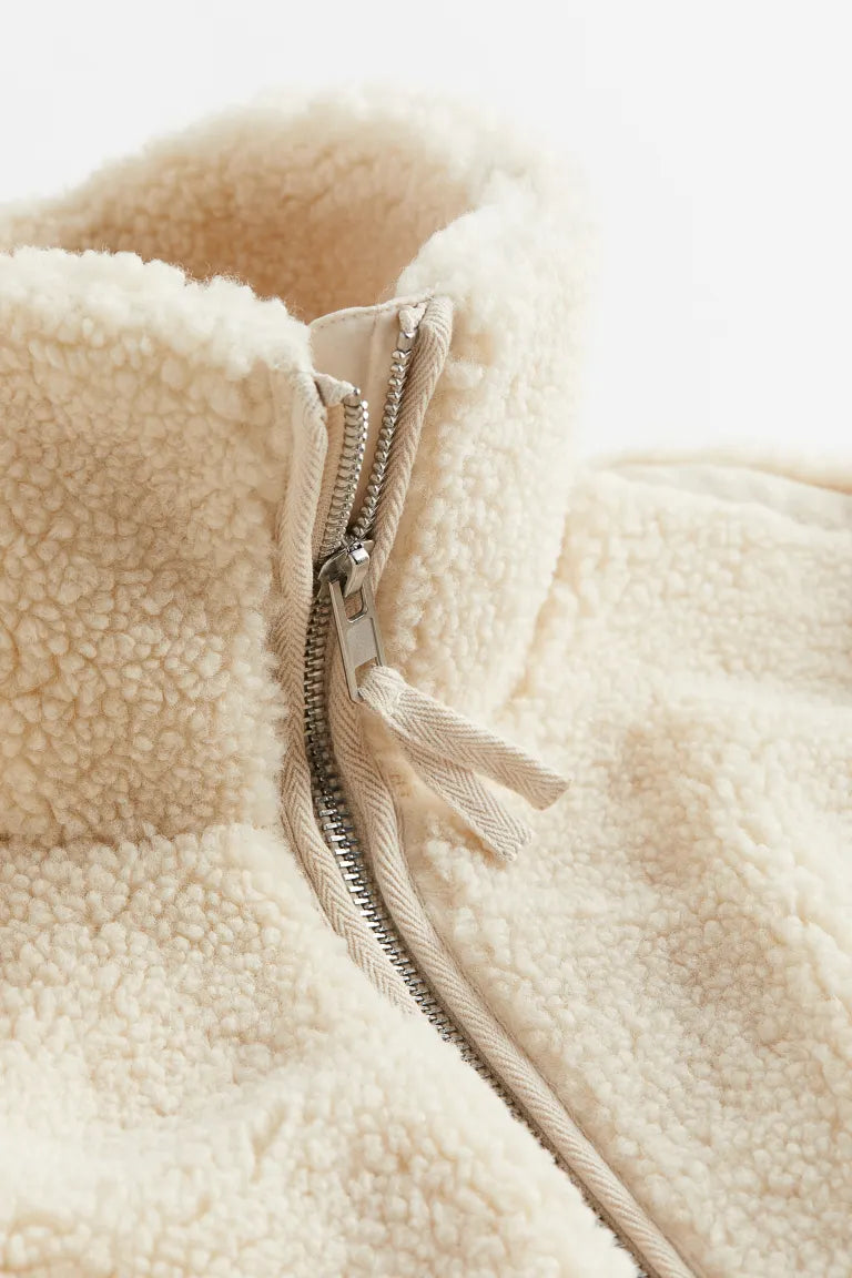 Tess | Cozy Women's Teddy Jacket with Zipper