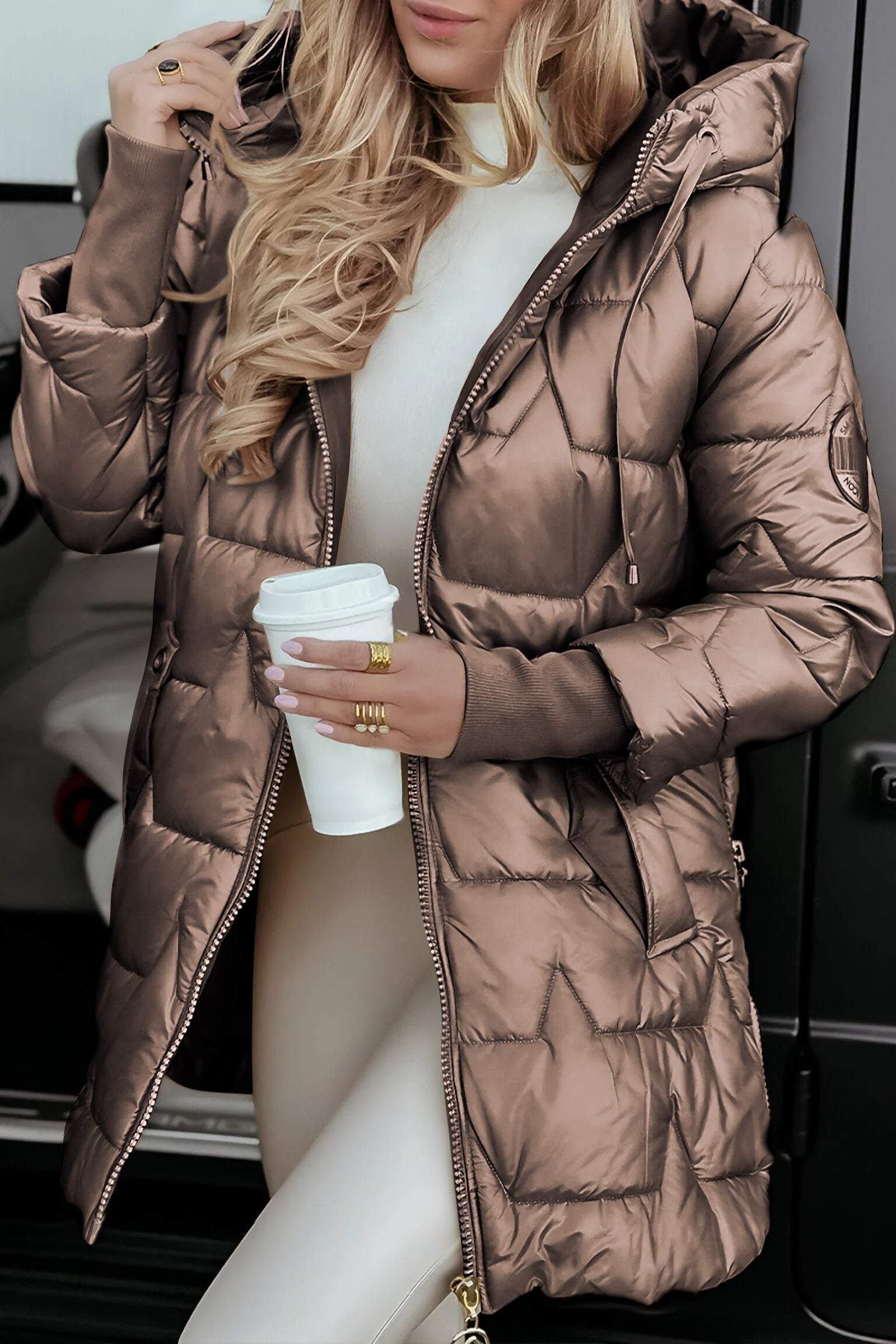 Faye | Hooded Winter Jacket for Women