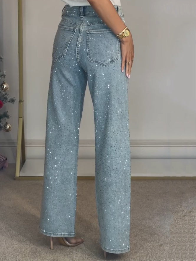 Ava - Stylish glitter jeans