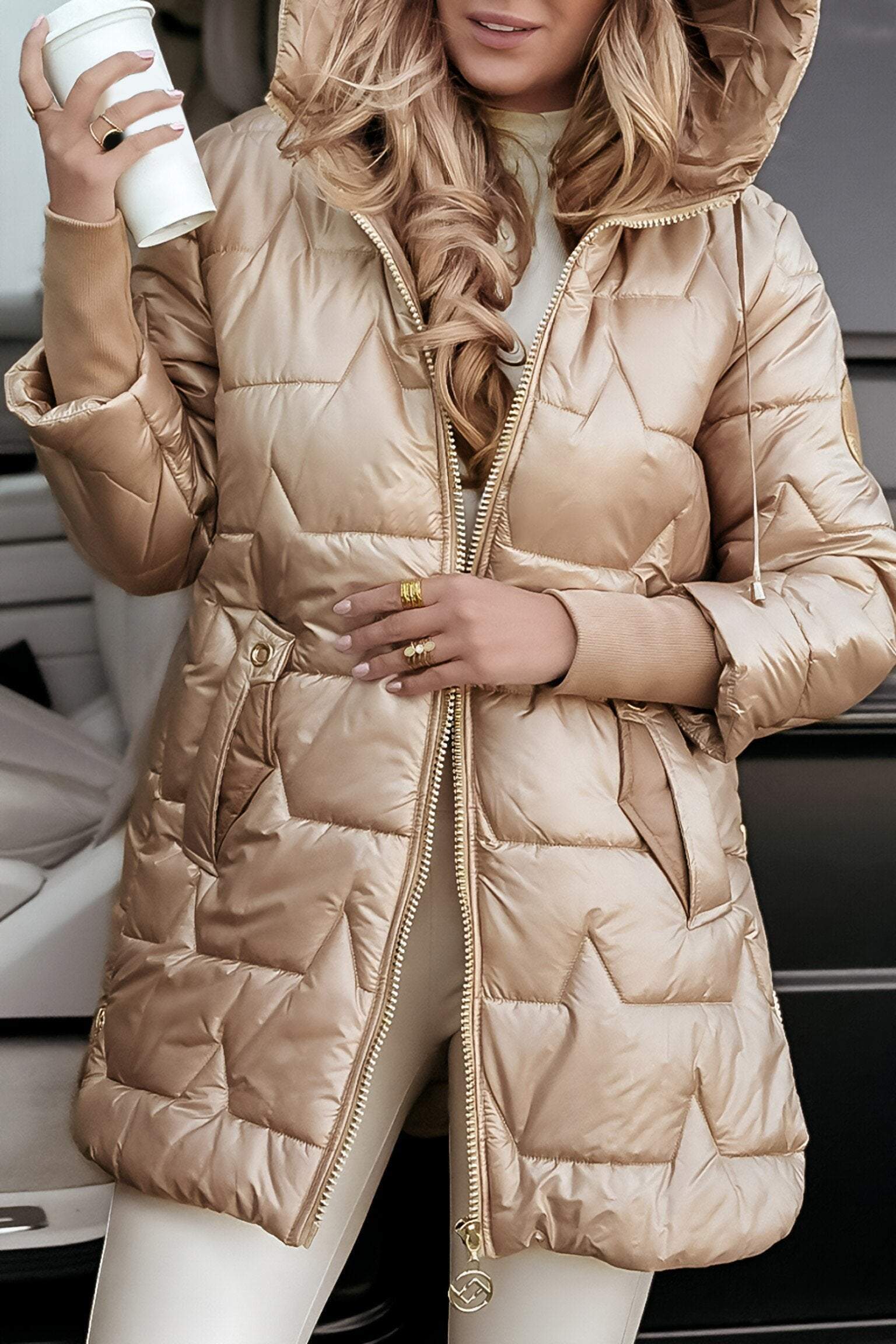 Faye | Hooded Winter Jacket for Women