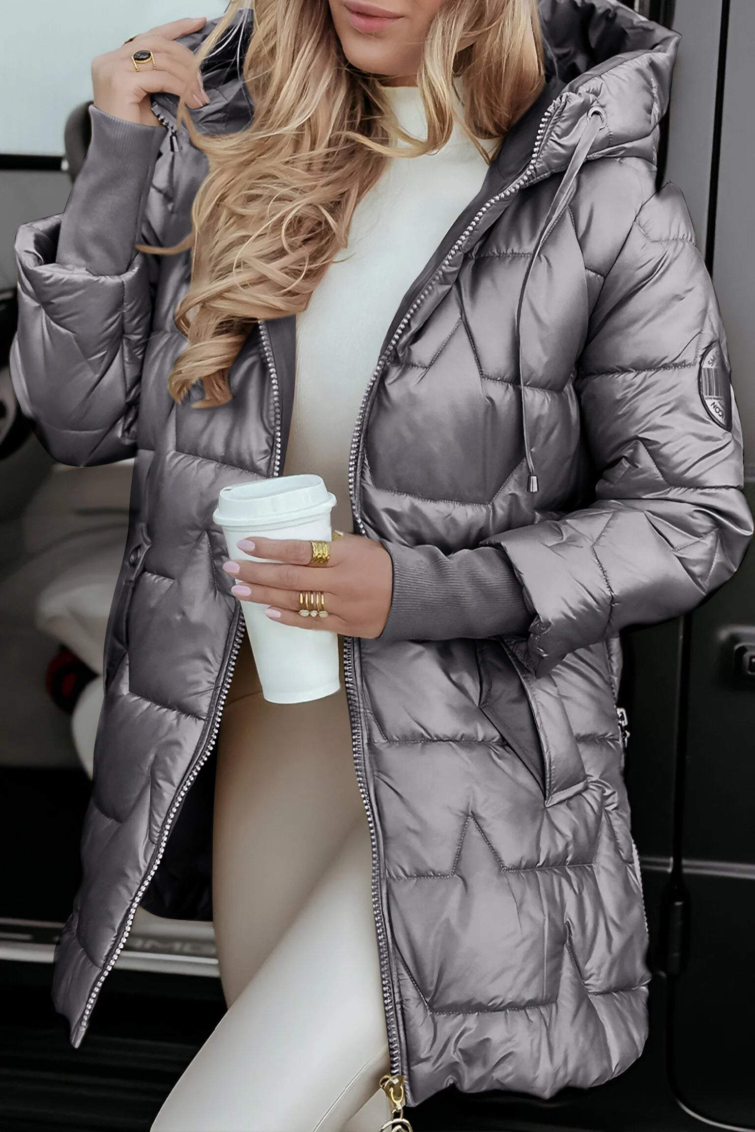Faye | Hooded Winter Jacket for Women
