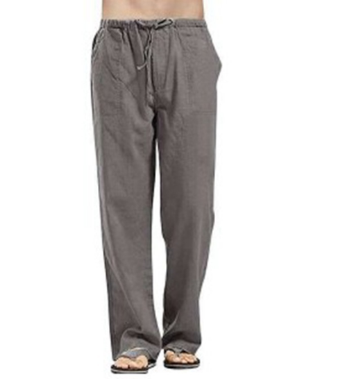 Men's Lightweight Breathable Linen Pants for Comfort