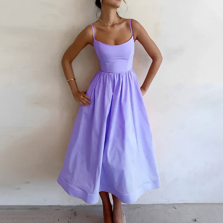Michele | Chic Midi Dress for Sunny Days
