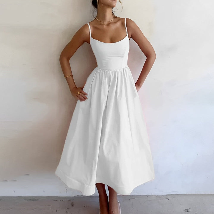 Michele | Chic Midi Dress for Sunny Days