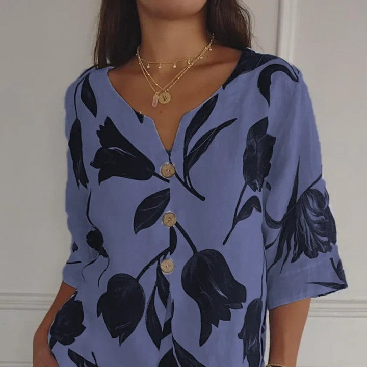 Jacqueline | Breezy Cotton Top for Sunny Days