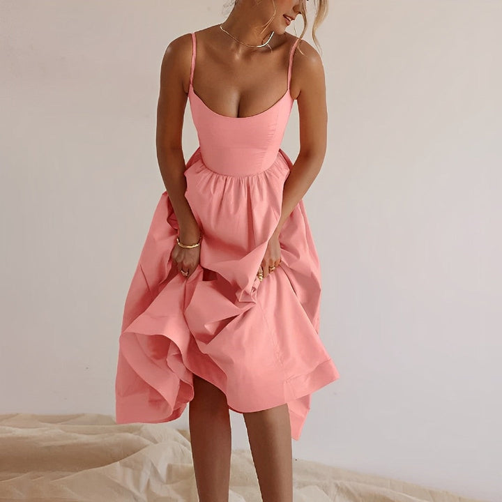 Michele | Chic Midi Dress for Sunny Days