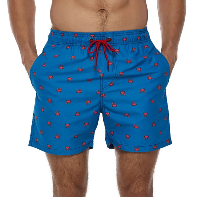 Men's camouflage quick-drying double-layer swim shorts