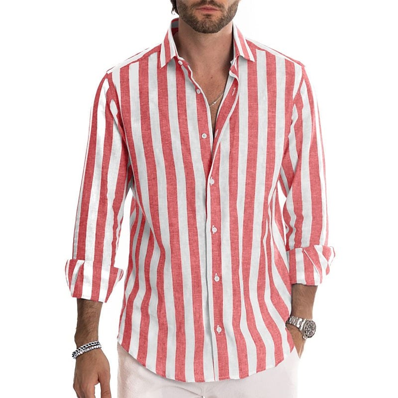 John – Striped Cotton Shirt