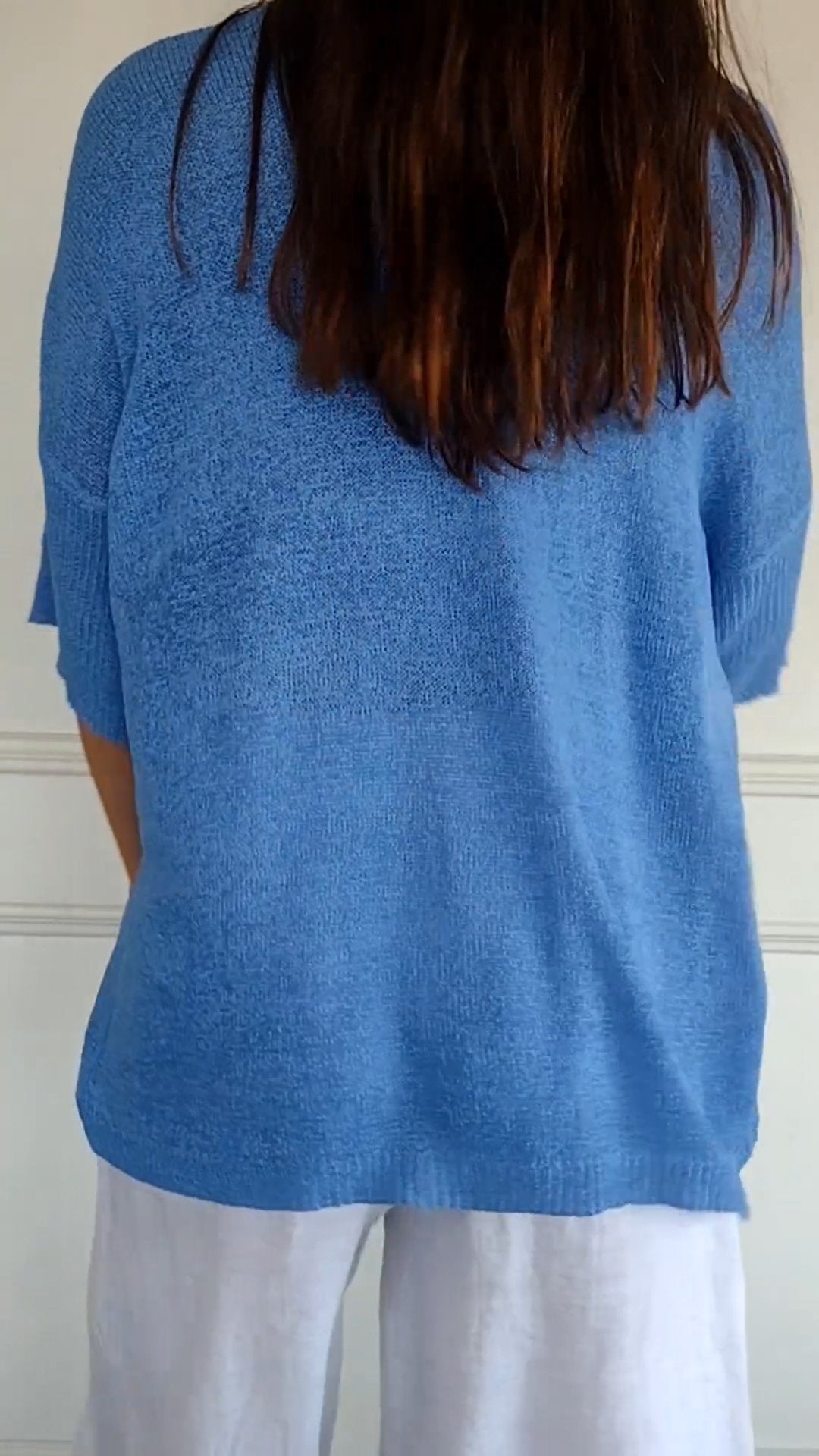 Luxury Knitted Women's V-neck Top