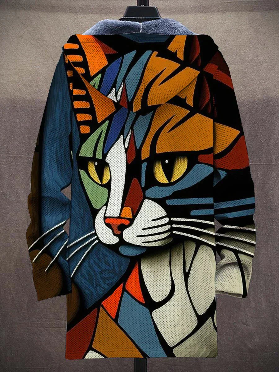 Tess | Women's Printed Hoodie with Zipper