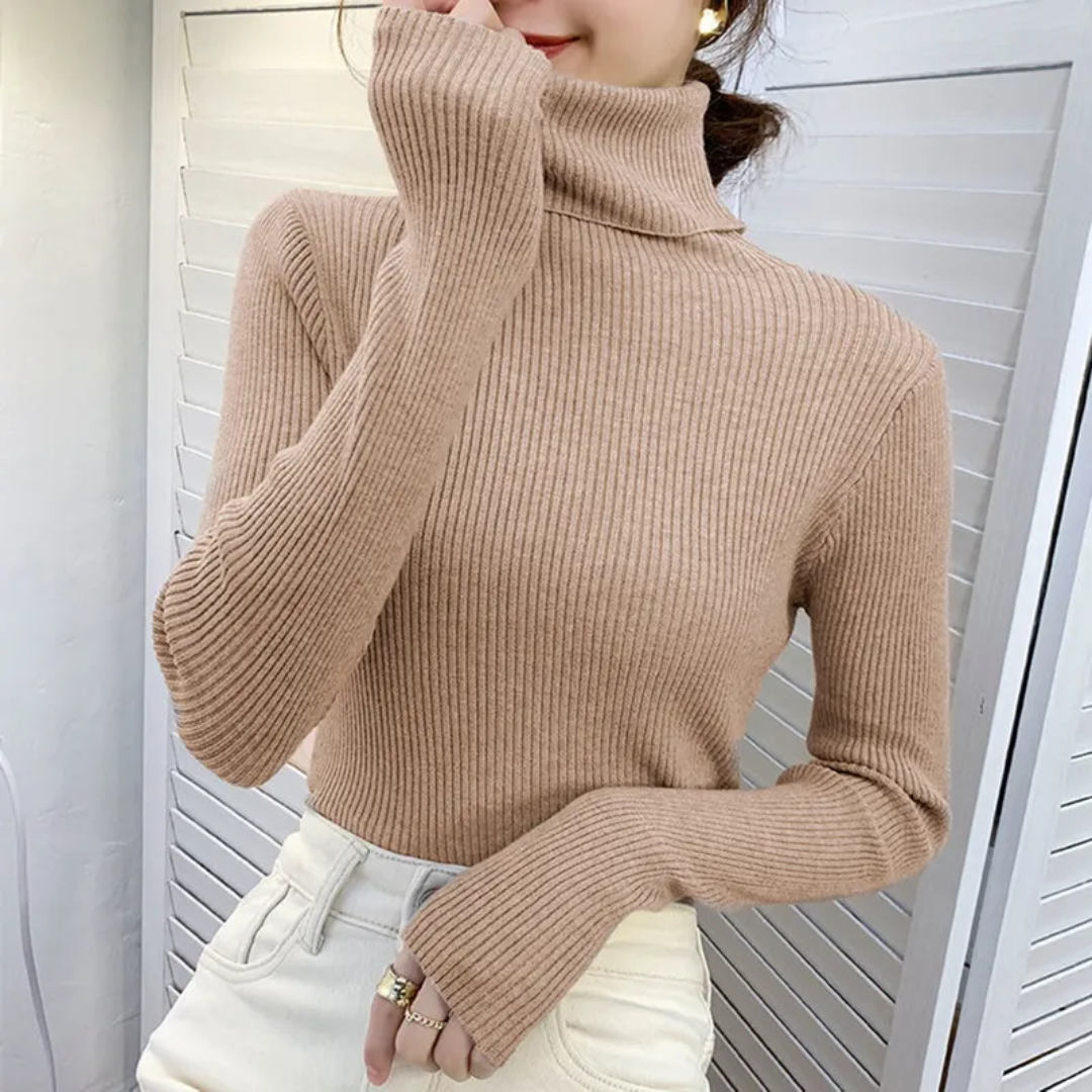 Faye | Winter-Ready Cashmere Turtleneck Sweater