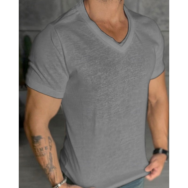 Oliver | V-neck T-shirt for Summer