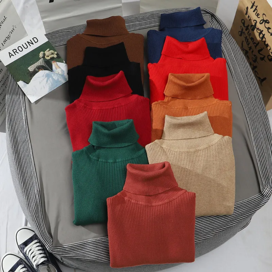 Faye | Winter-Ready Cashmere Turtleneck Sweater