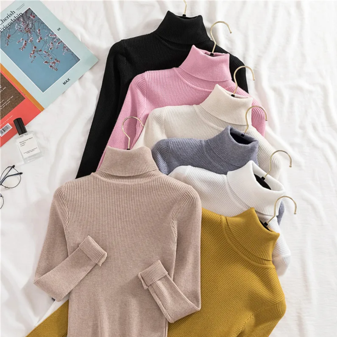 Faye | Winter-Ready Cashmere Turtleneck Sweater