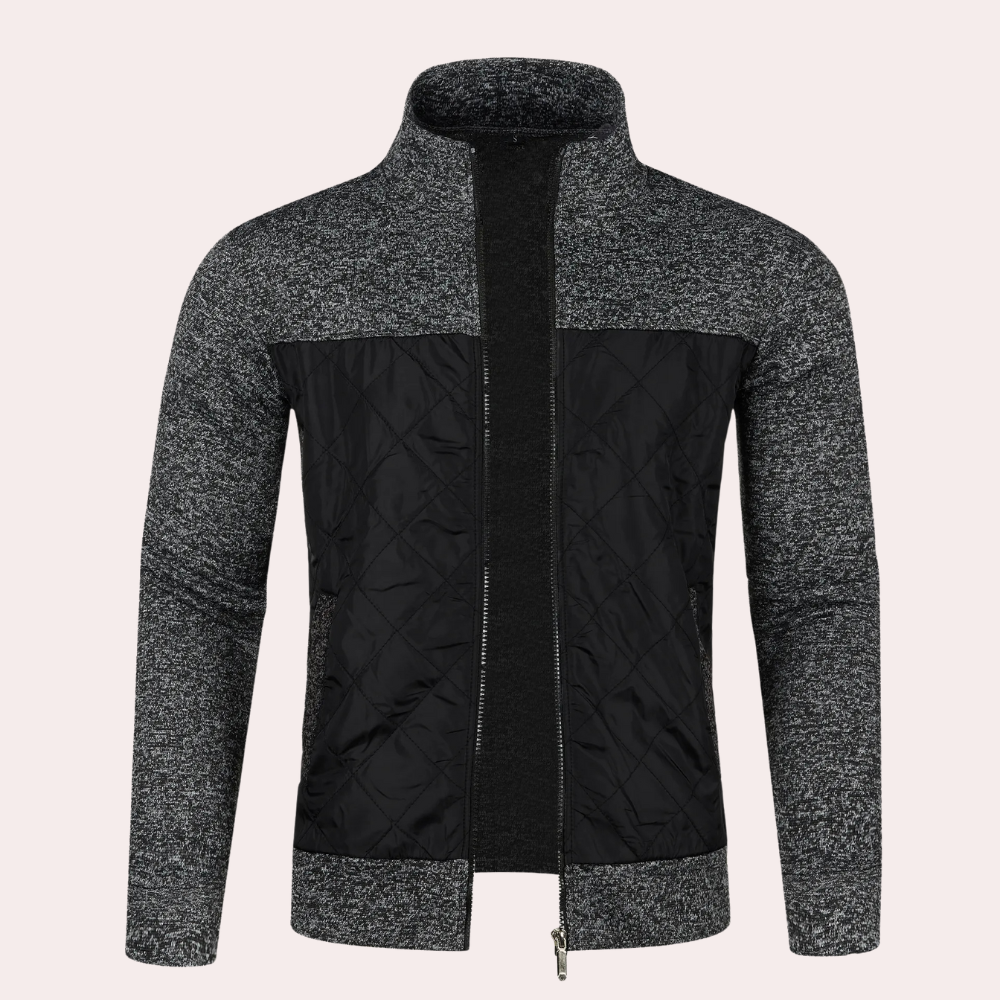 Asher | Modern Zipper Cardigan for Men