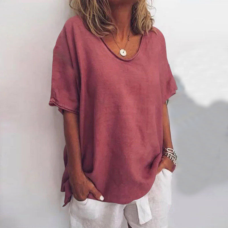 Women's Comfortable Loose Blouse - Casual Fit, Stylish Design, Versatile Wear