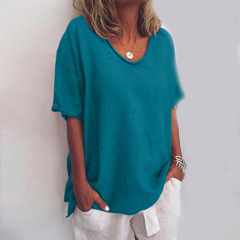 Women's Comfortable Loose Blouse - Casual Fit, Stylish Design, Versatile Wear