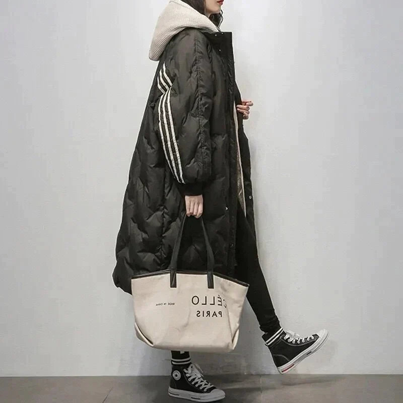 Iris | Long Quilted Wintercoat for Women