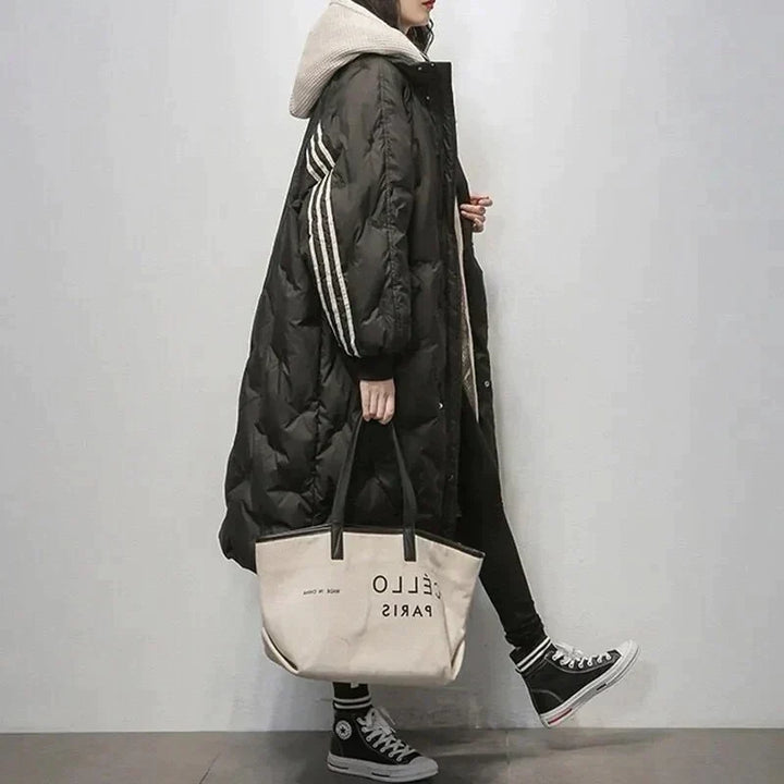Iris | Long Quilted Wintercoat for Women