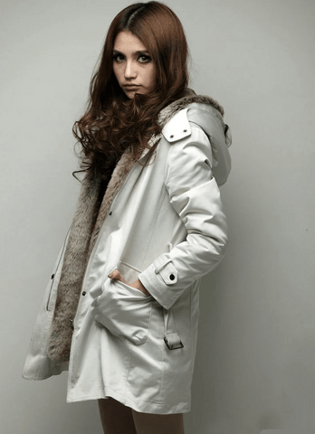 Lily | Cozy Wintercoat with Faux Fur Lining