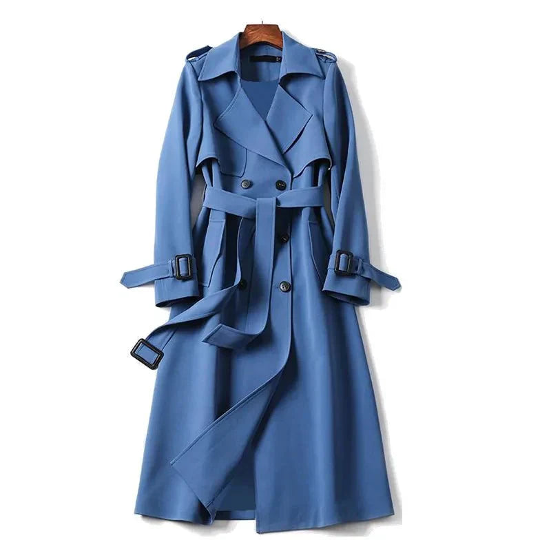 Ava | Elegant Long Women's Trenchcoat