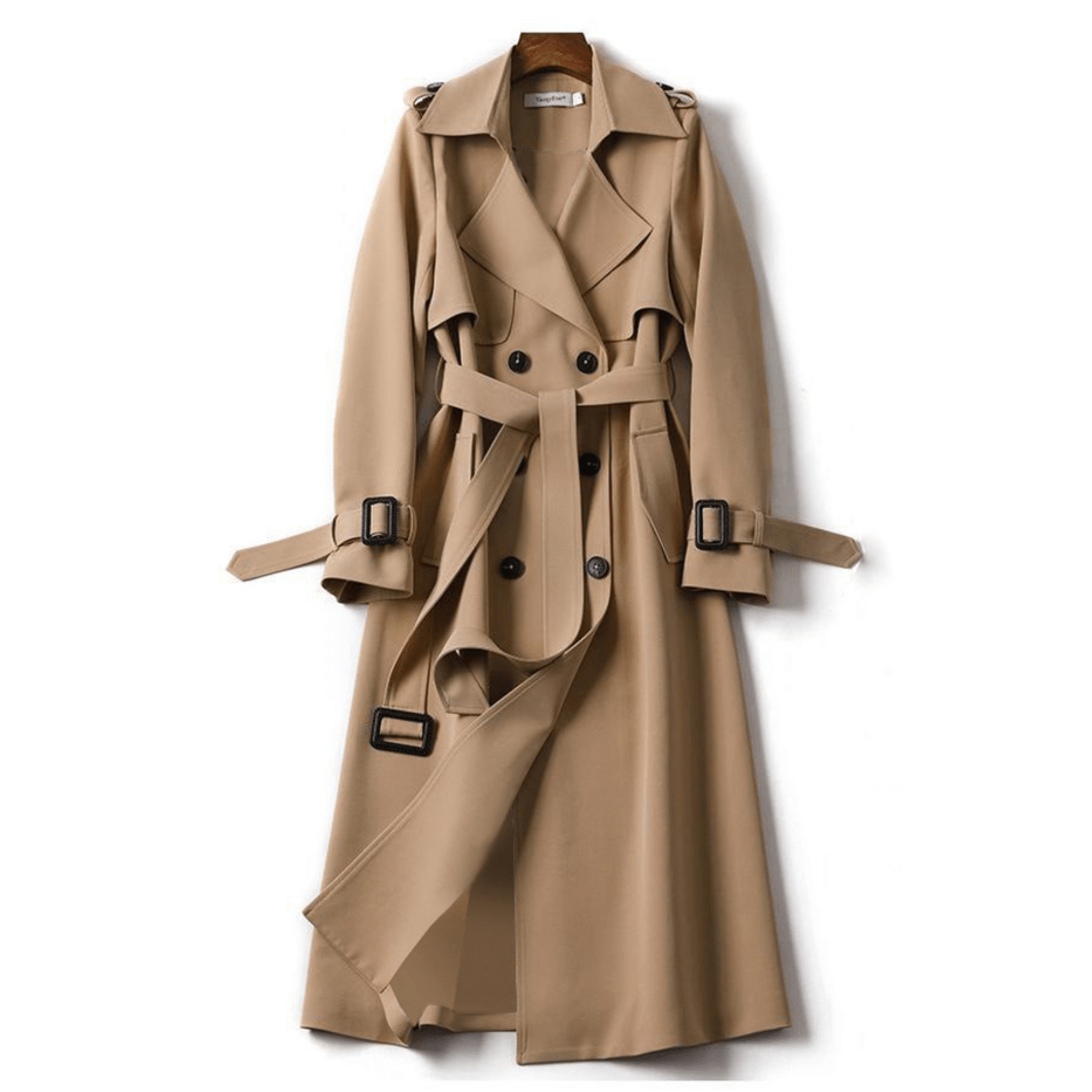 Ava | Elegant Long Women's Trenchcoat