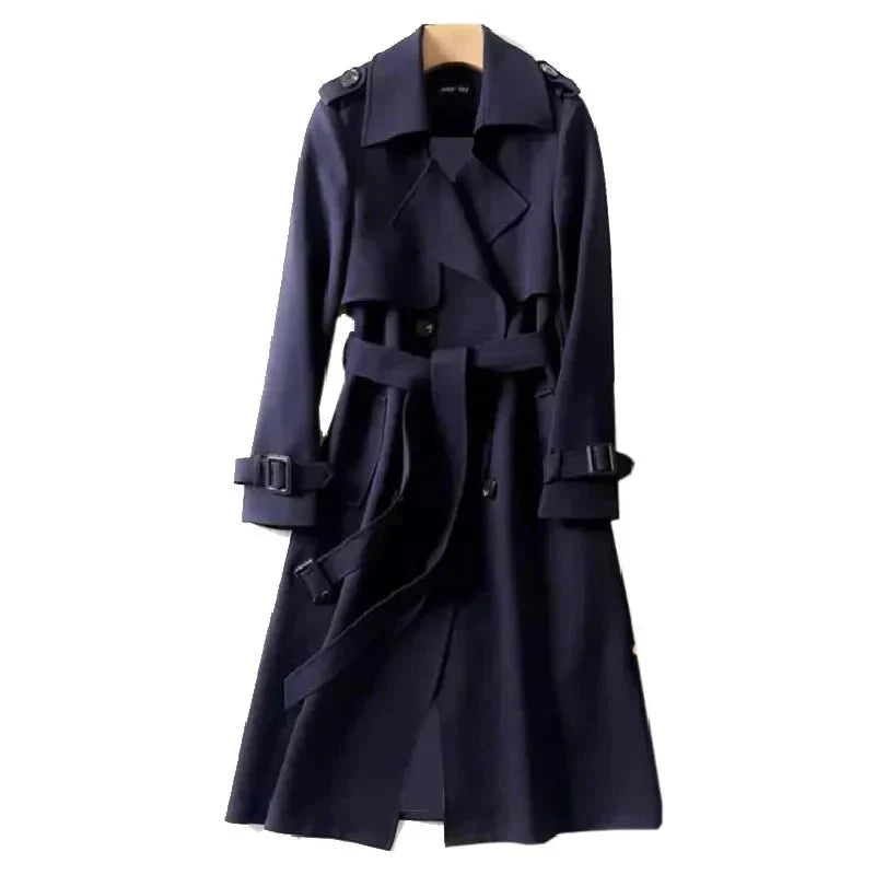 Ava | Elegant Long Women's Trenchcoat