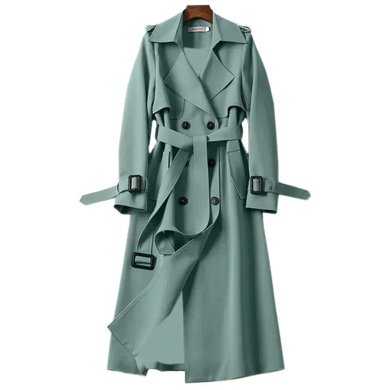 Ava | Elegant Long Women's Trenchcoat