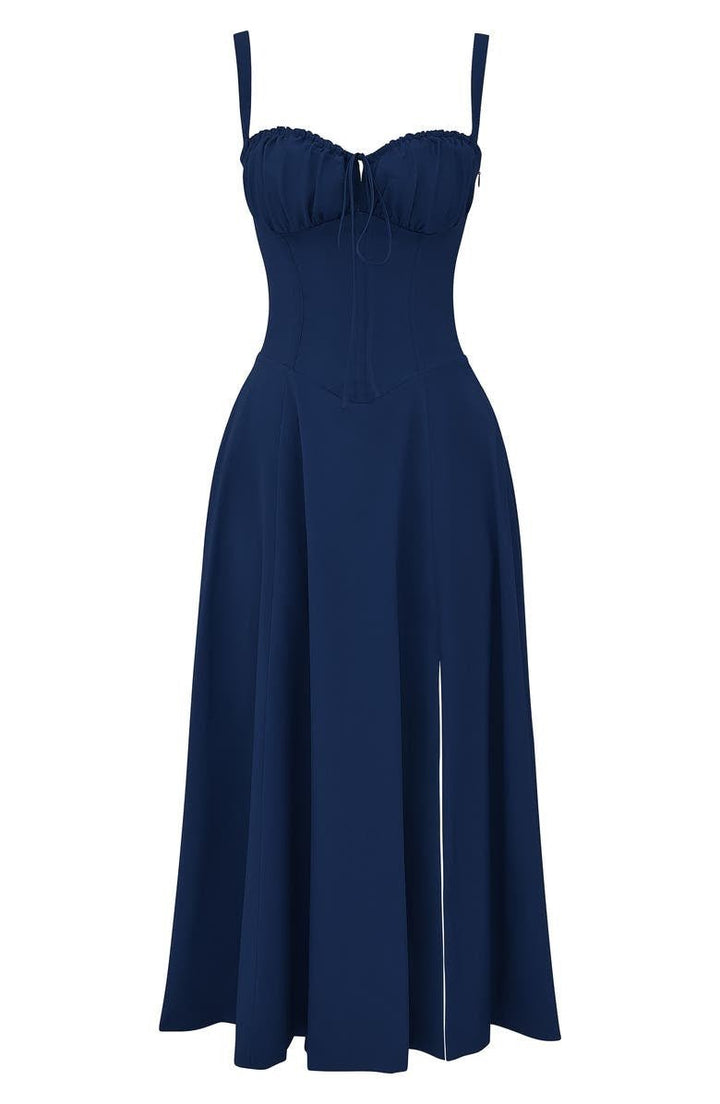 Margaret | Chic Corset Midi Dress for Elegance