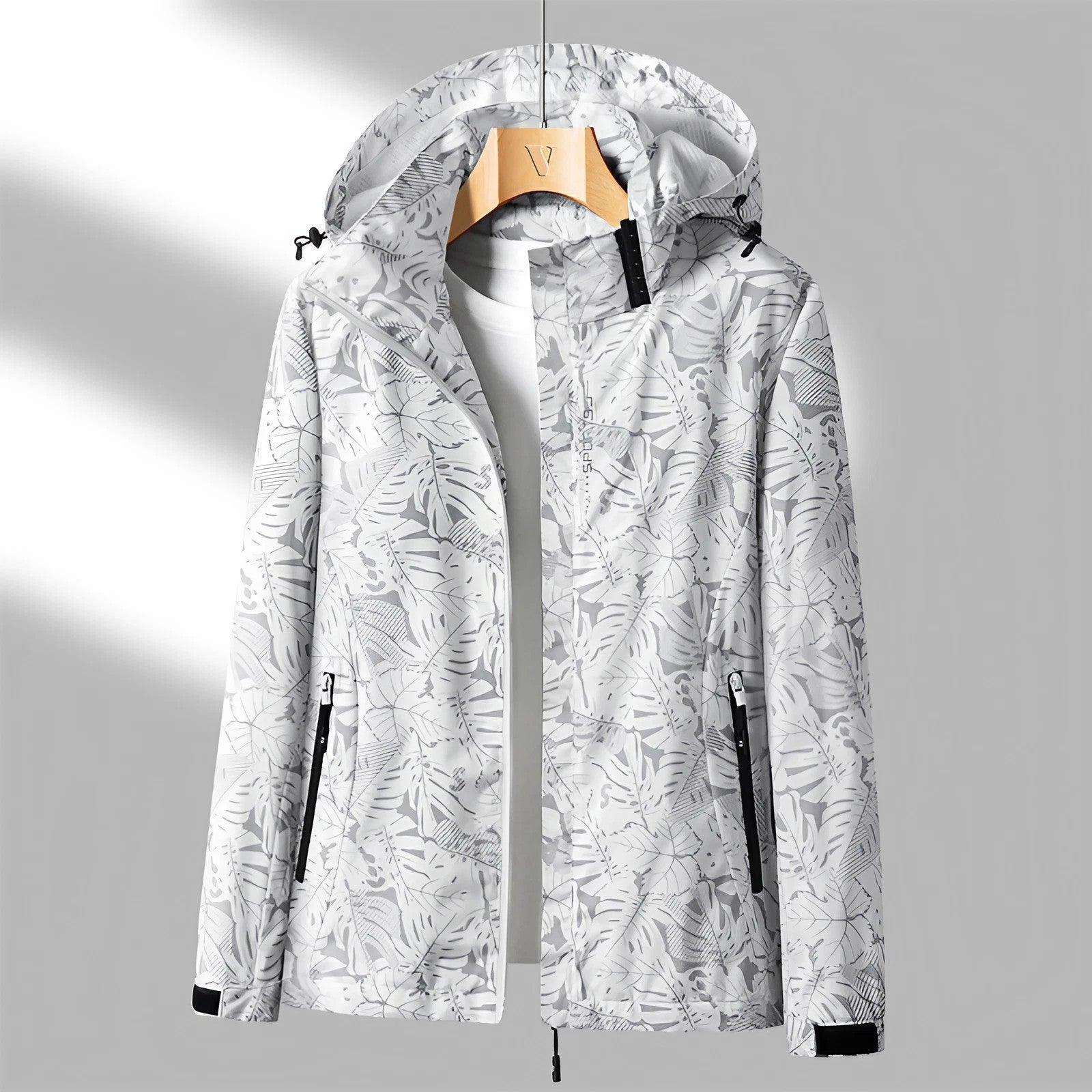 Zoe | Printed Raincoat with Hood