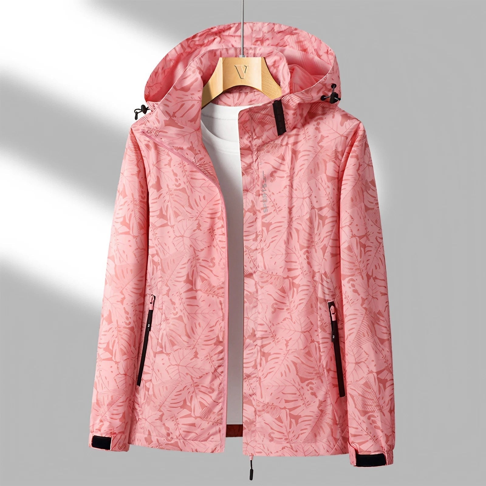 Zoe | Printed Raincoat with Hood