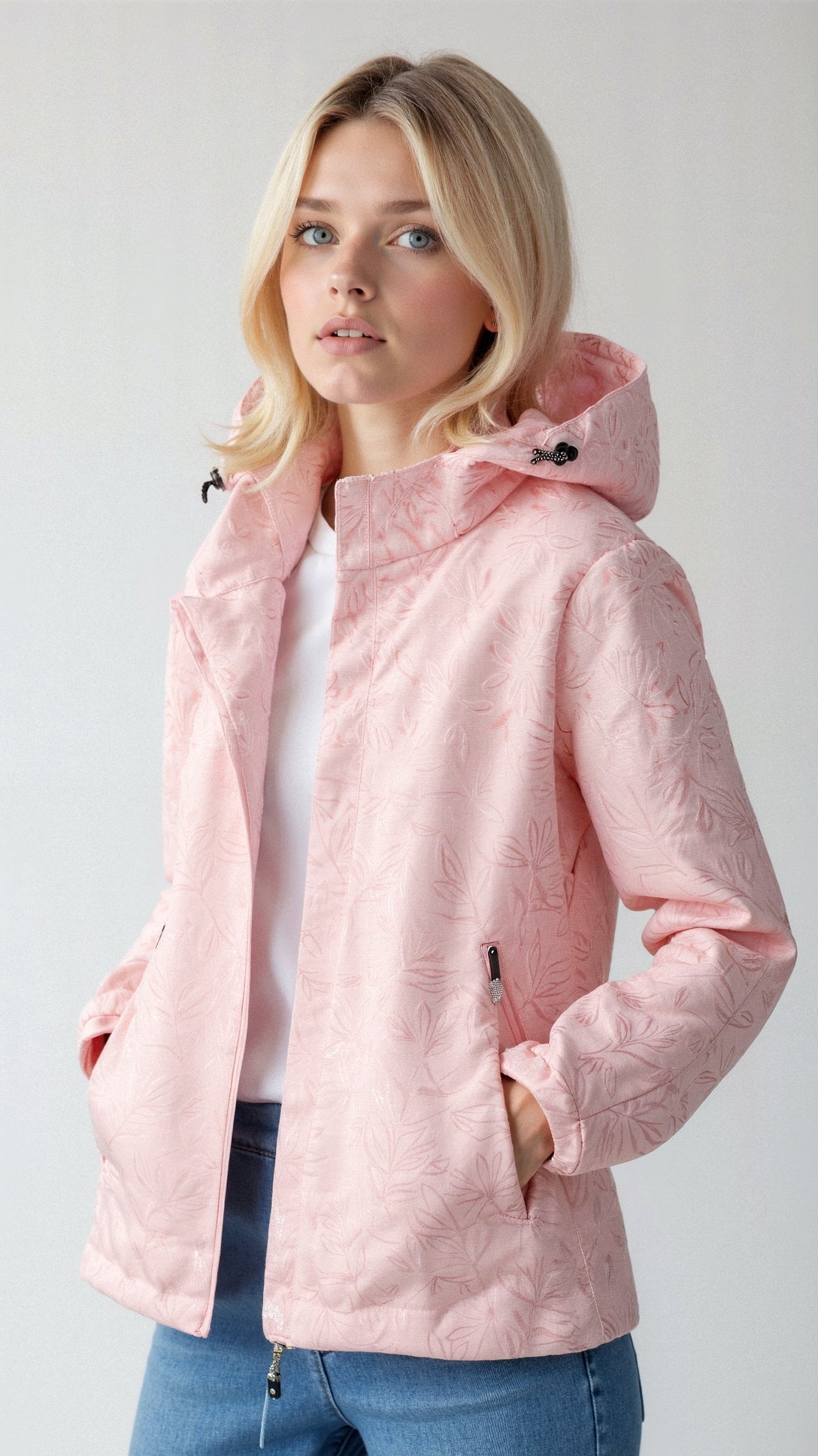 Zoe | Printed Raincoat with Hood