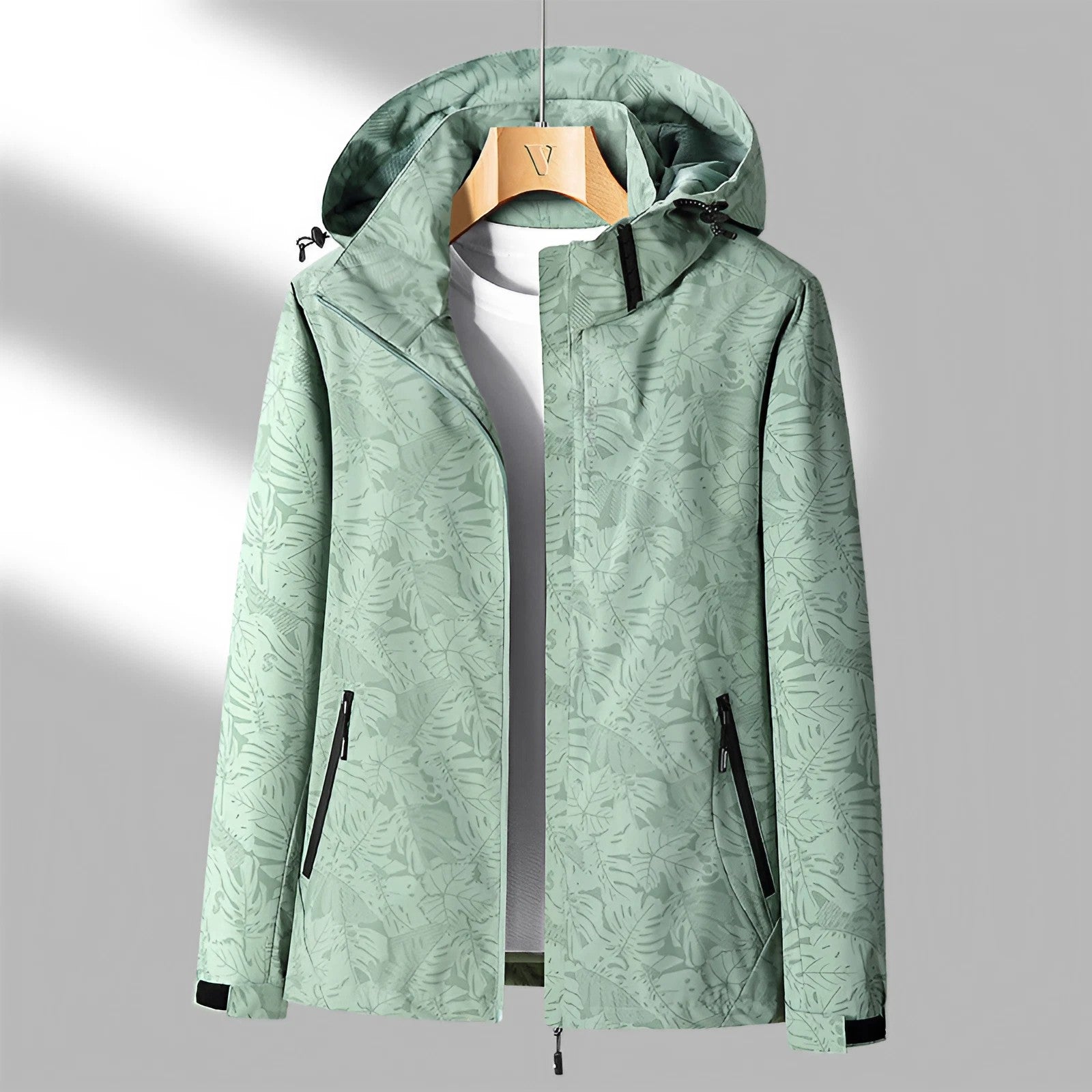 Zoe | Printed Raincoat with Hood