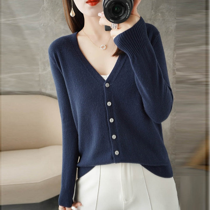Kate | Women's Casual V-Neck Knit Cardigan