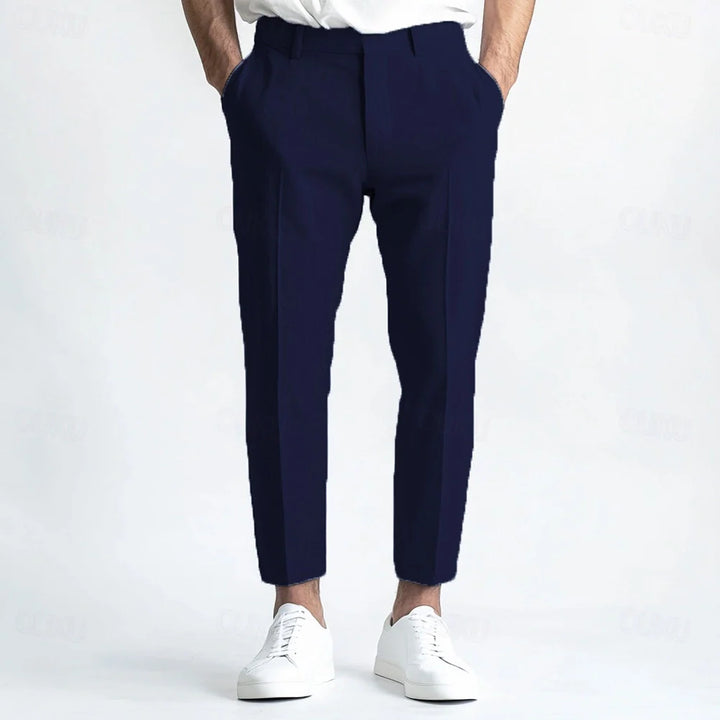 Men's Straight Linen Summer Breathable Pants