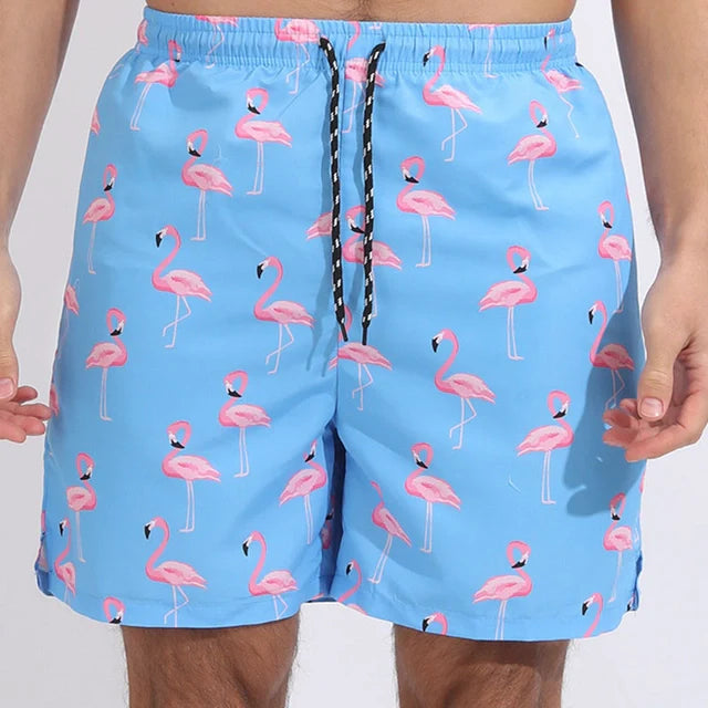 Men's Quick-Drying Swim Shorts with Lining