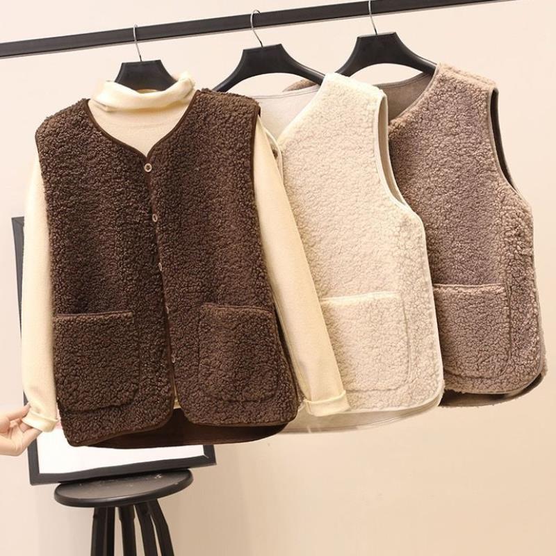 Emma | Cozy Short Teddy Vest for Women