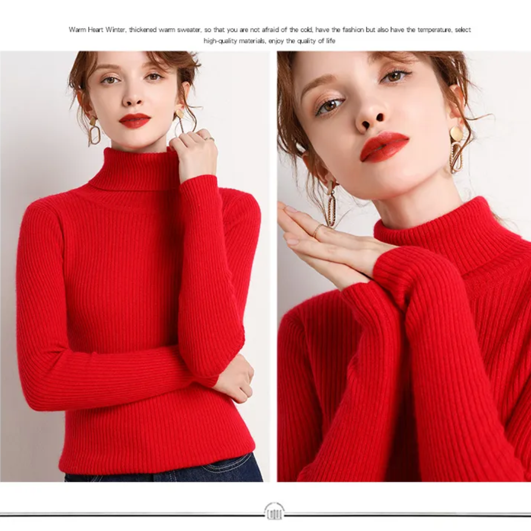 Faye | Winter-Ready Cashmere Turtleneck Sweater