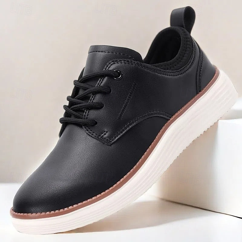 David - Leather Oxford Sneakers