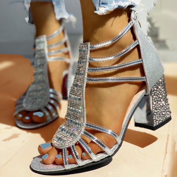 Jennifer | Chic High-Heel Sandals for Elegance