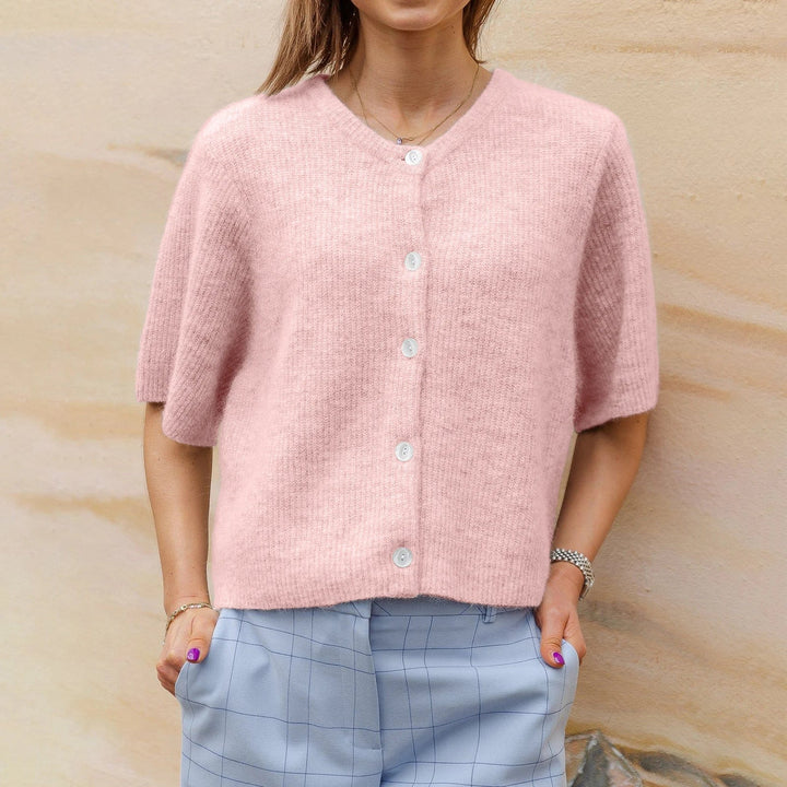 Sandra | Chic Short Sleeve Knitwear for Her