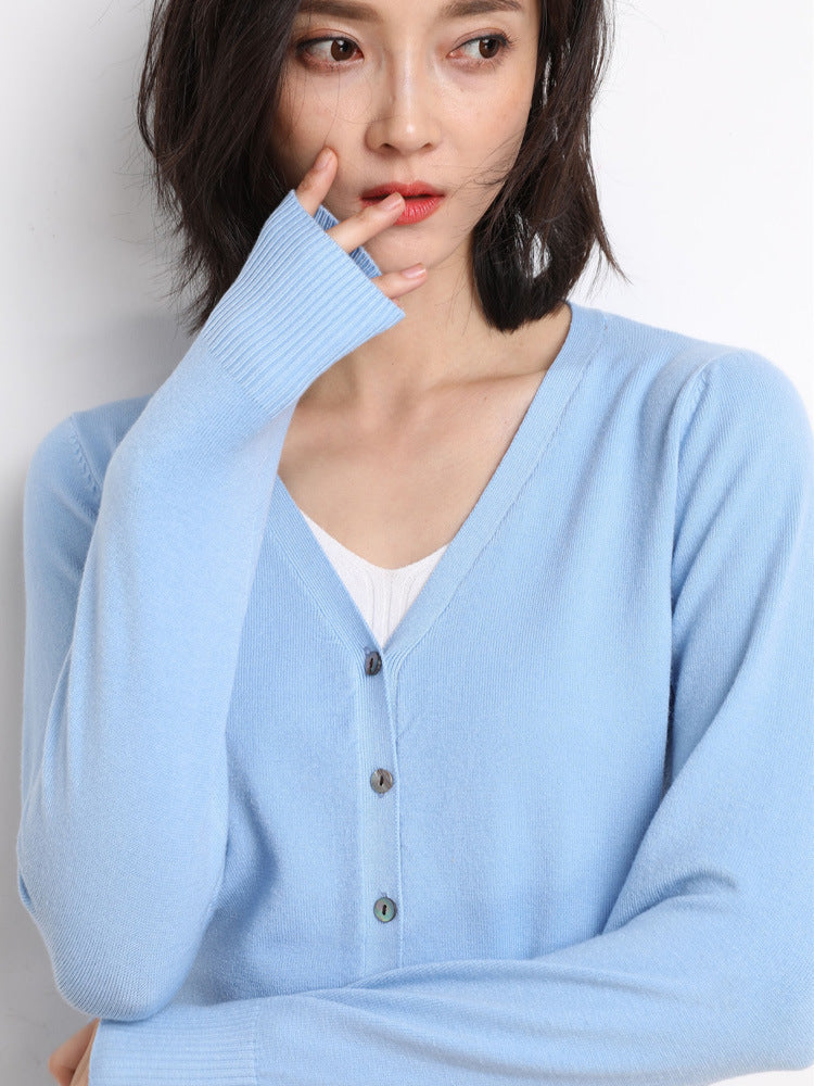 Kate | Women's Casual V-Neck Knit Cardigan