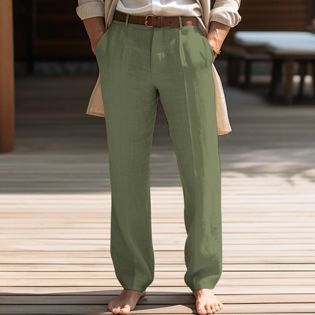 Oliver – Linen Summer Trousers for Men