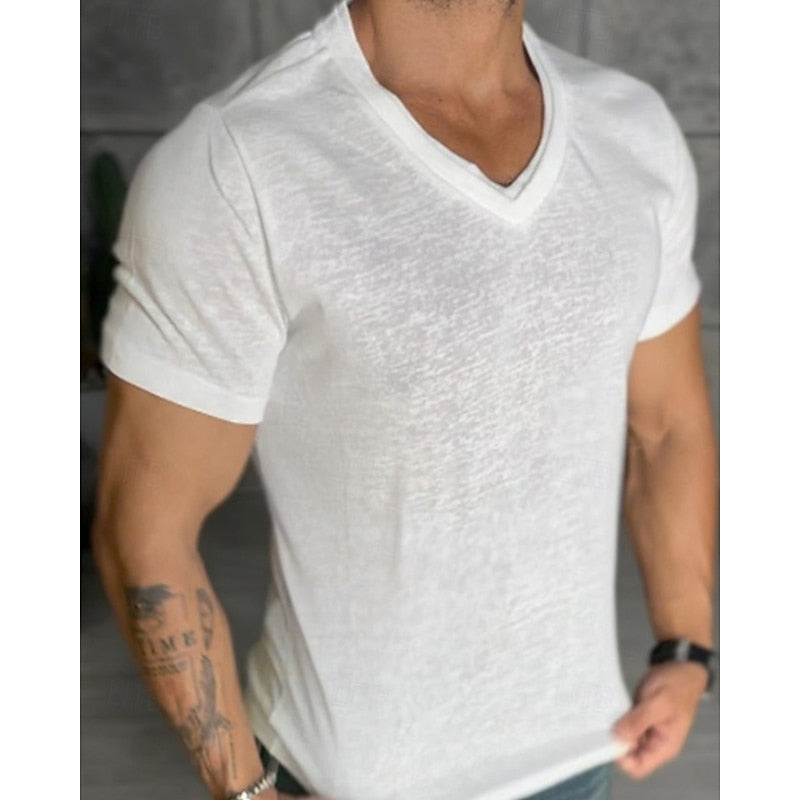 Oliver | V-neck T-shirt for Summer